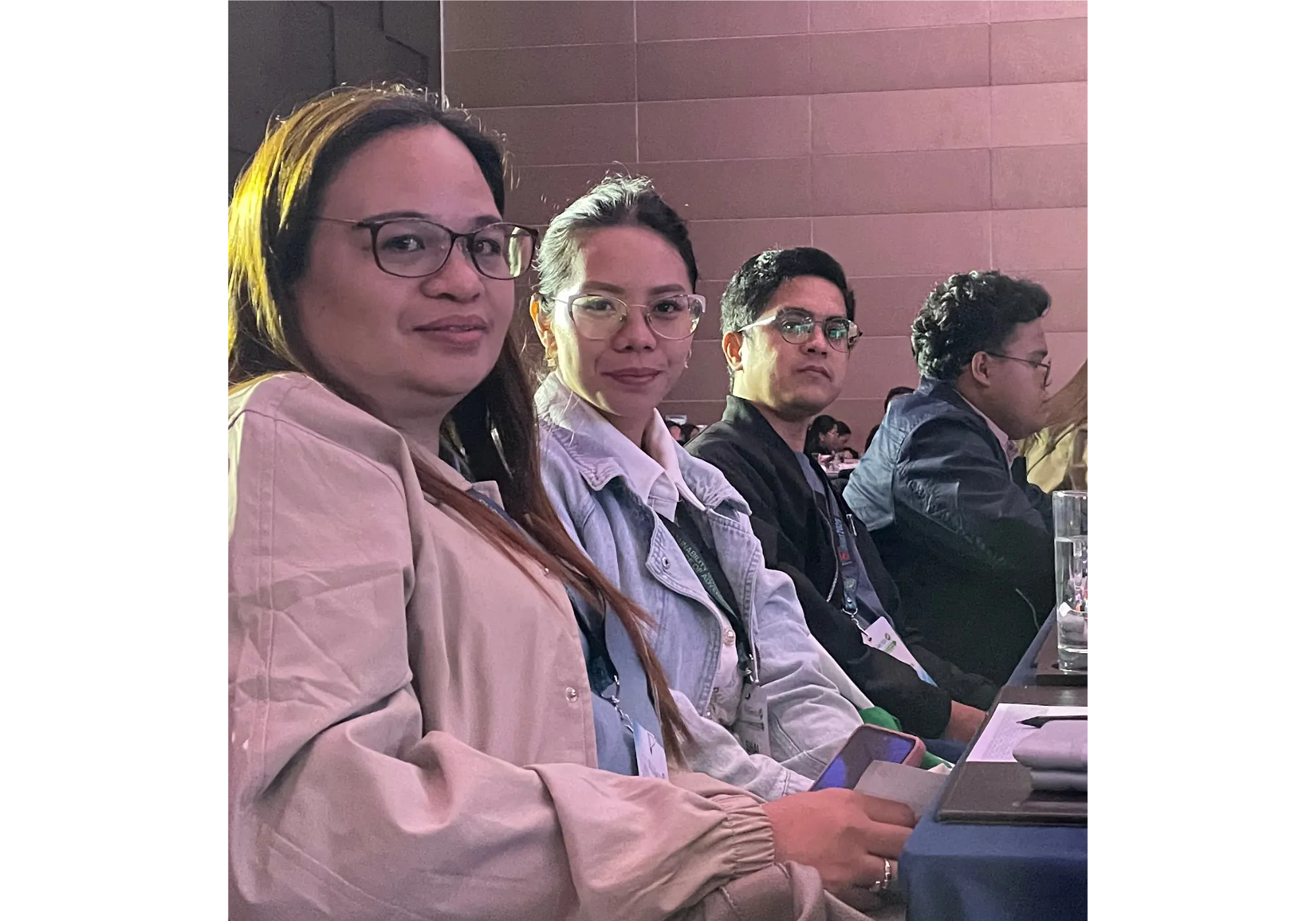 Envirocycle representatives seated at the 8th PCAPI event at Marriott Hotel Manila